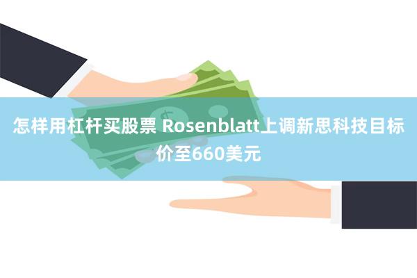 怎样用杠杆买股票 Rosenblatt上调新思科技目标价至660美元