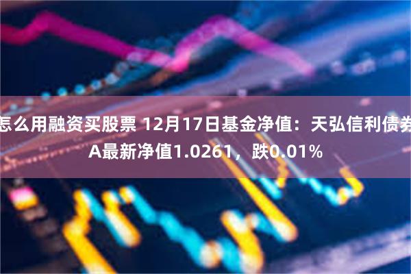 怎么用融资买股票 12月17日基金净值：天弘信利债券A最新净值1.0261，跌0.01%